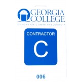PVC Printed Custom Badges 1 Color  - 50 pack